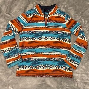 Jumping Beans Kids Zip Up Sweater - Orange, Blue, Black